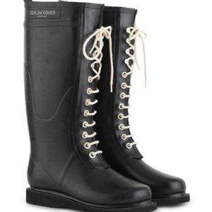 Ilse Jacobsen Black Long Rubberboot